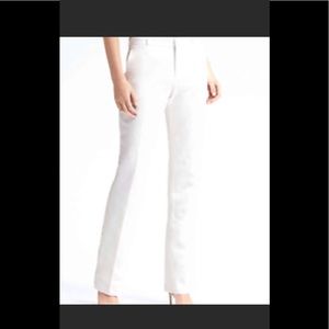 Logan White Linen Trouser Pant